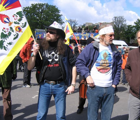 Manifestation  pour unTibet libre -  Paris 10/03/2008 (4)