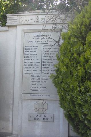 Monument aux morts de Verlhaguet