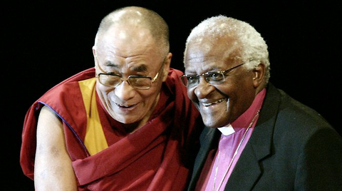 Dalaï lama et Desmond Tutu